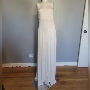 The Collection by L Space Tube Dress with Flounce and Lace Detail, VGUC, Size L